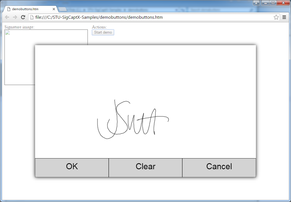 SDK Signature Capture