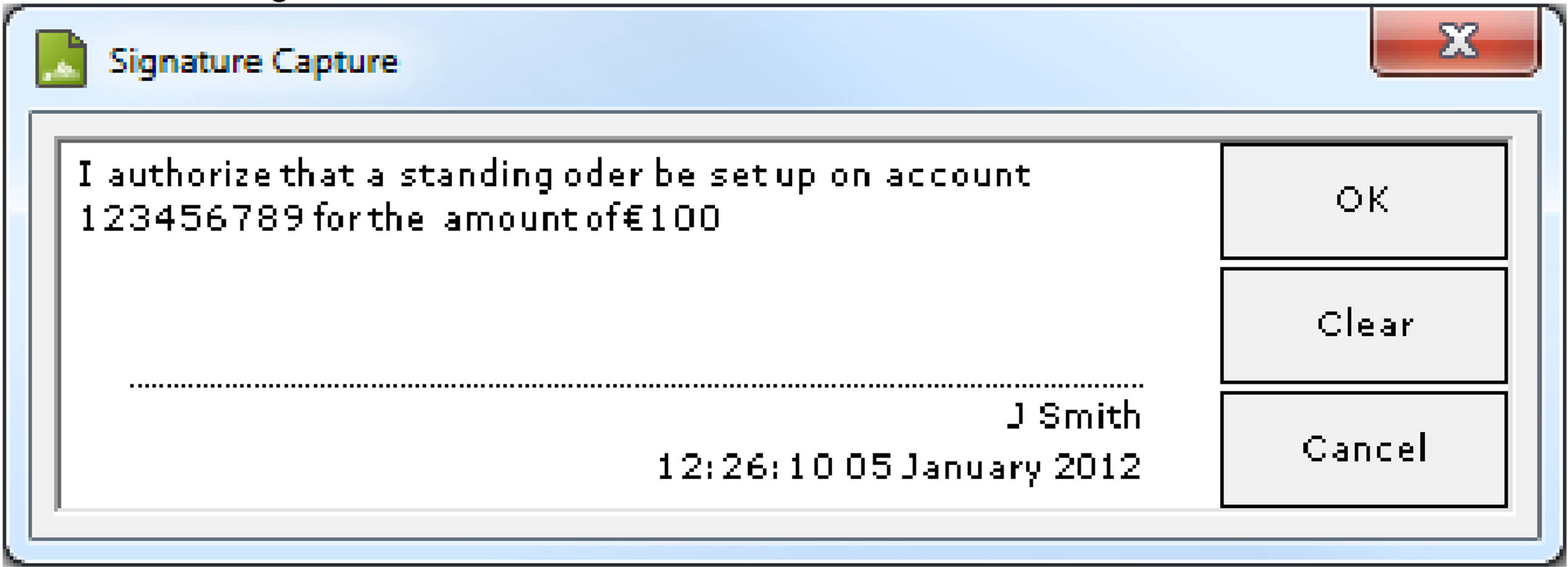 Signature Guide Example 4